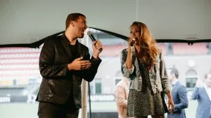 Duo zangeres Nicky en Zanger Jasper