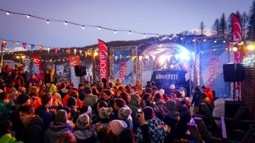 Podium licht en geluid Totally Snow Sunweb | Frankrijk Alpen